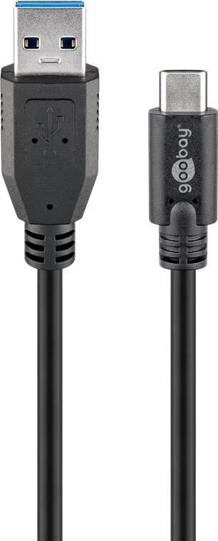 Pilt Goobay | Round cable | A | 67999 | USB 3.0 male (type A) | USB-C male | Mbit/s