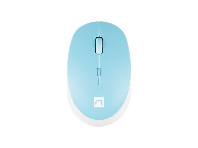 Pilt Natec | Mouse | Harrier 2 | Wireless | Bluetooth | White/Blue