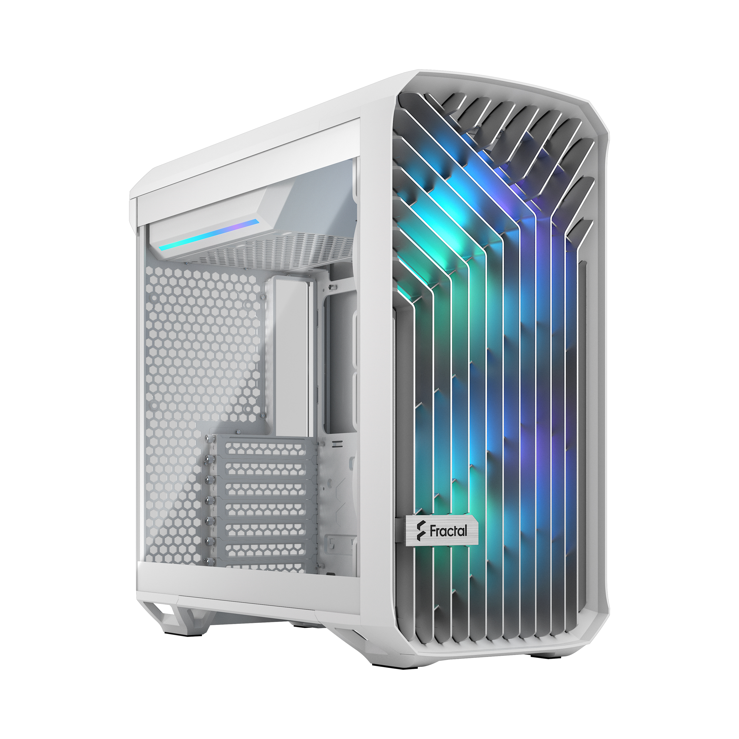 Pilt Fractal Design | Torrent Compact | RGB White TG clear tint | Mid-Tower | Power supply included No | ATX