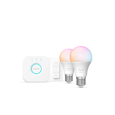 Pilt Philips Hue E WCA 806 A60 2kit SW EU | E27 | 8 W | 16 million colors, White and colored light