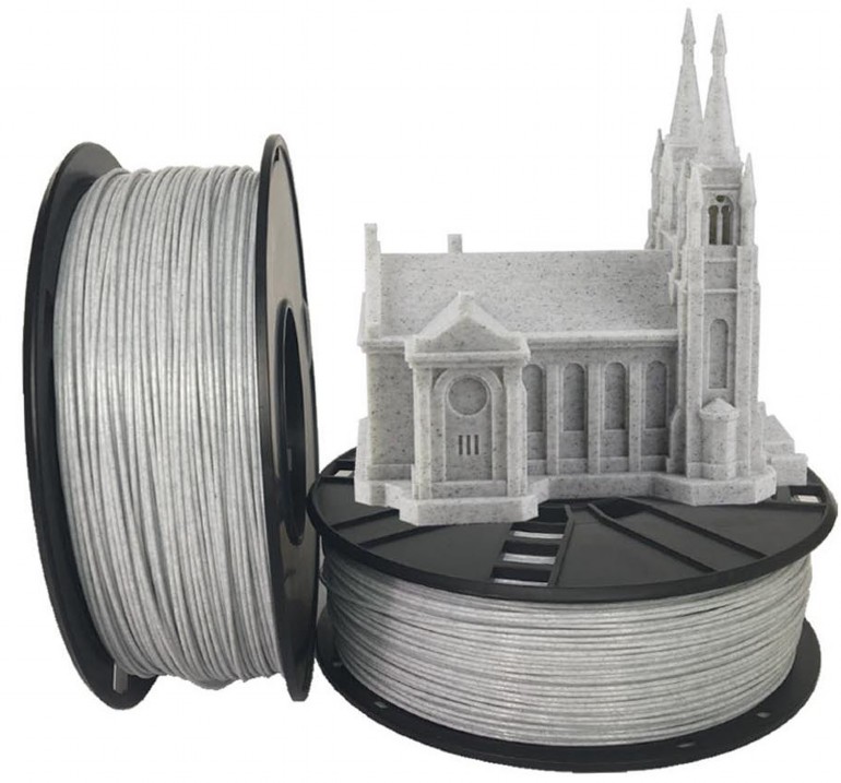 Pilt Flashforge PLA "marble" filament, 1.75 mm, 1 kg