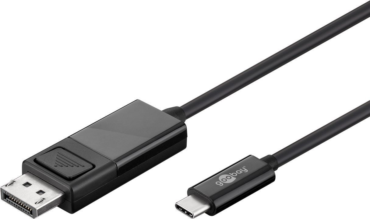 Pilt Goobay | USB-C male | DisplayPort male | USB-C- DisplayPort adapter cable (4k 60 Hz) | USB-C to DP | 1.2 m