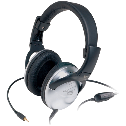 Pilt Koss | UR29 | Headphones | Wired | On-Ear | Noise canceling | Black/Silver