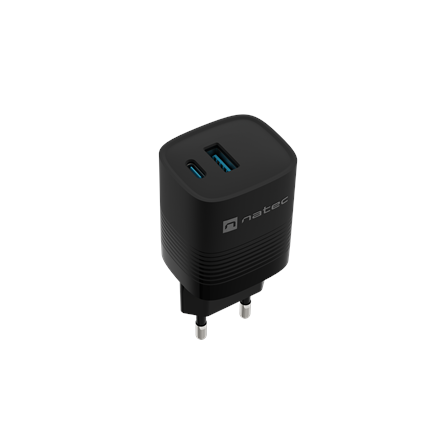 Pilt Natec Ribera USB Charger, 1x USB-A, 1x USB-C, 300 W | NUC-2141