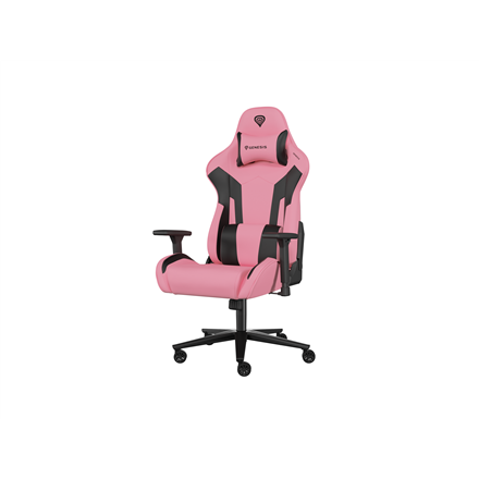 Pilt Genesis mm | Backrest upholstery material: Eco leather, Seat upholstery material: Eco leather, Base material: Metal, Castors material: Nylon with CareGlide coating | Gaming Chair Nitro 720 Black/Pink