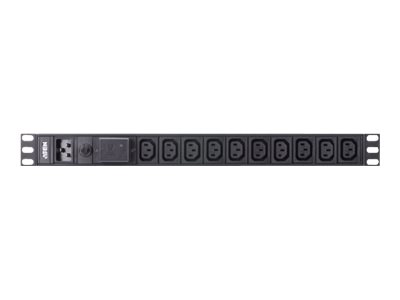 Pilt Aten PE0210SG Basic 1U PDU with surge protection Aten | PE0210SG Basic 1U PDU with surge protection | Black