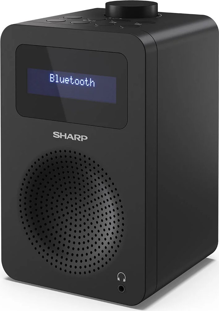 Pilt Sharp DR-430(BK) Digital Radio, FM/DAB/DAB+, Bluetooth 5.0, Midnight Black Sharp | Midnight Black | DR-430(BK) | Digital Radio | Bluetooth | FM radio | Headphone out