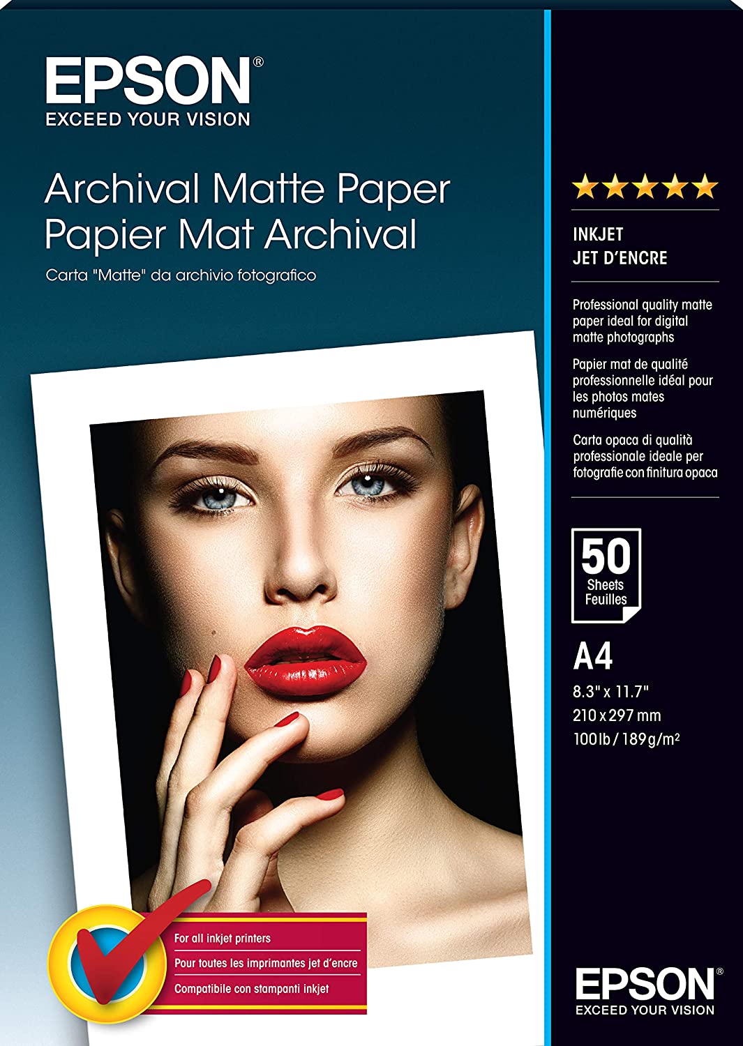 Pilt Archival Matte Paper - A4 - 50 Sheets | A4