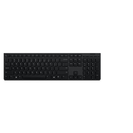 Pilt Lenovo | Professional Wireless Rechargeable Keyboard | 4Y41K04075 | Keyboard | Wireless | NORD | m | Grey | g | Scissors switch keys