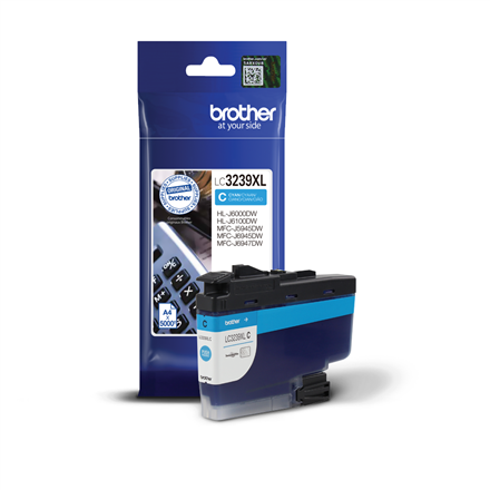 Pilt Brother High-yield Ink Cartridge | LC3239XLC | Ink | Cyan