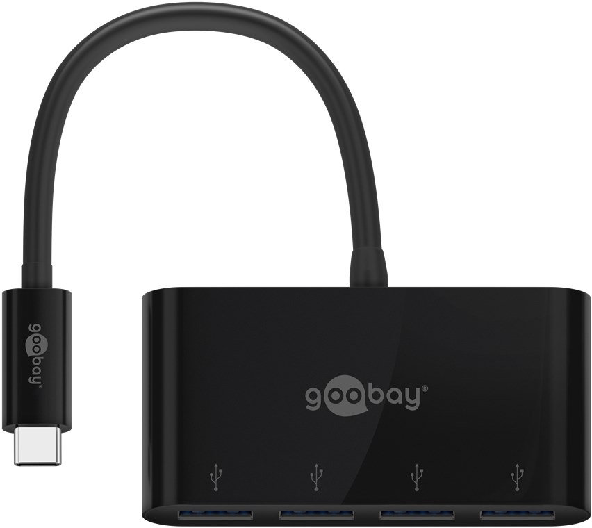 Pilt Goobay | 4-Port USB-C Multiport Adapter | 61073 | Type-C | USB-A