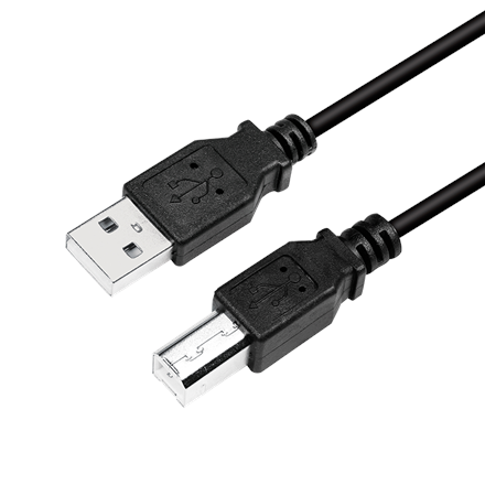 Pilt Logilink | USB cable USB 2.0 A to B 2x male | CU0009B | USB-A to USB-A USB-B male | USB-A male