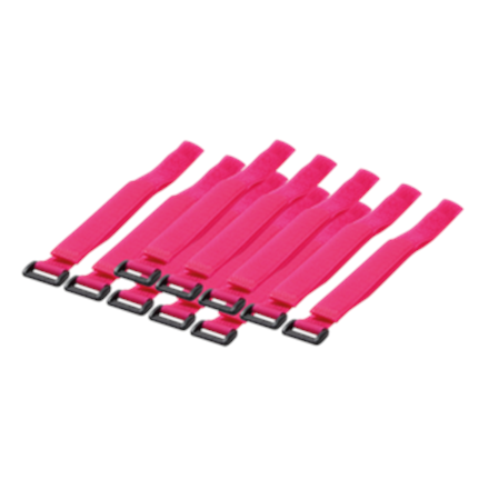 Pilt Wire Strap 500*20 mm, 10pcs, pink | Logilink