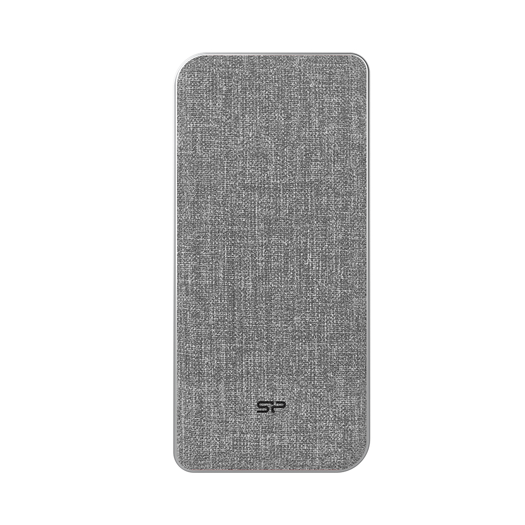 Pilt Silicon Power | QP77 | Power Bank | 10000 mAh | Grey