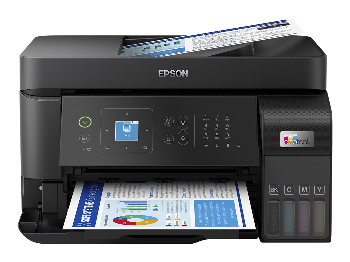 Pilt Epson Multifunctional printer | EcoTank L5590 | Inkjet | Colour | Inkjet Multifunctional Printer | A4 | Wi-Fi | Black