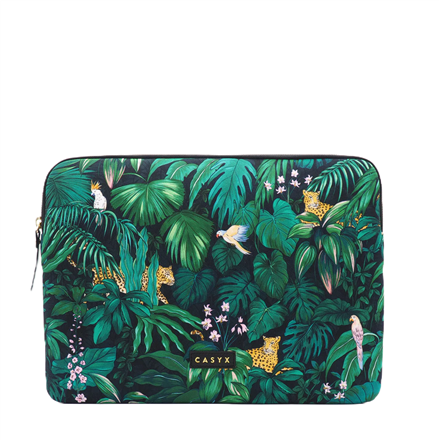 Pilt Casyx | Fits up to size 13 ”/14 " | Casyx for MacBook | SLVS-000020 | Sleeve | Deep Jungle | Waterproof