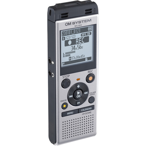 Pilt Olympus | Digital Voice Recorder | WS-882 | Silver | MP3 playback