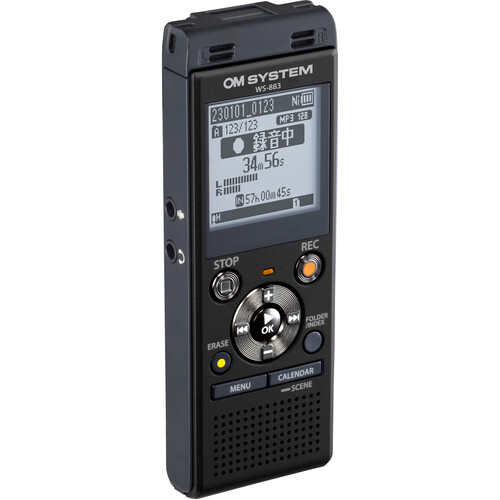 Pilt Olympus | Digital Voice Recorder | WS-883 | Black | MP3 playback