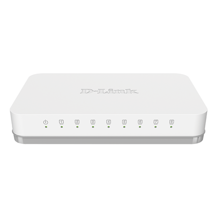 Pilt D-Link | Switch | GO-SW-8G/E | Unmanaged | Desktop | Gigabit Ethernet (copper) ports quantity 8
