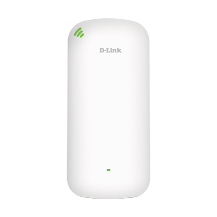 Pilt D-Link | AX1800 Mesh Wi-Fi 6 Range Extender | DAP-X1860/E | 802.11ac | 1200+574 Mbit/s | 10/100/1000 Mbit/s | Ethernet LAN (RJ-45) ports 1 | Mesh Support | MU-MiMO Yes | No mobile broadband | Antenna type 2xInternal