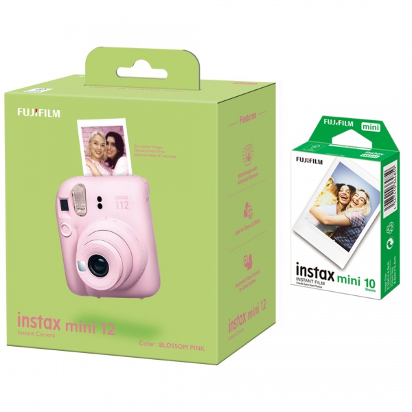 Pilt Fujifilm | MP | x | Blossom Pink | 800 | Instax Mini 12 Camera + Instax Mini Glossy (10pl)