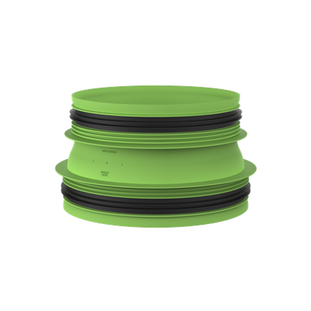 Pilt DUCO Connection Piece with Joint D200/D180 (M/M)