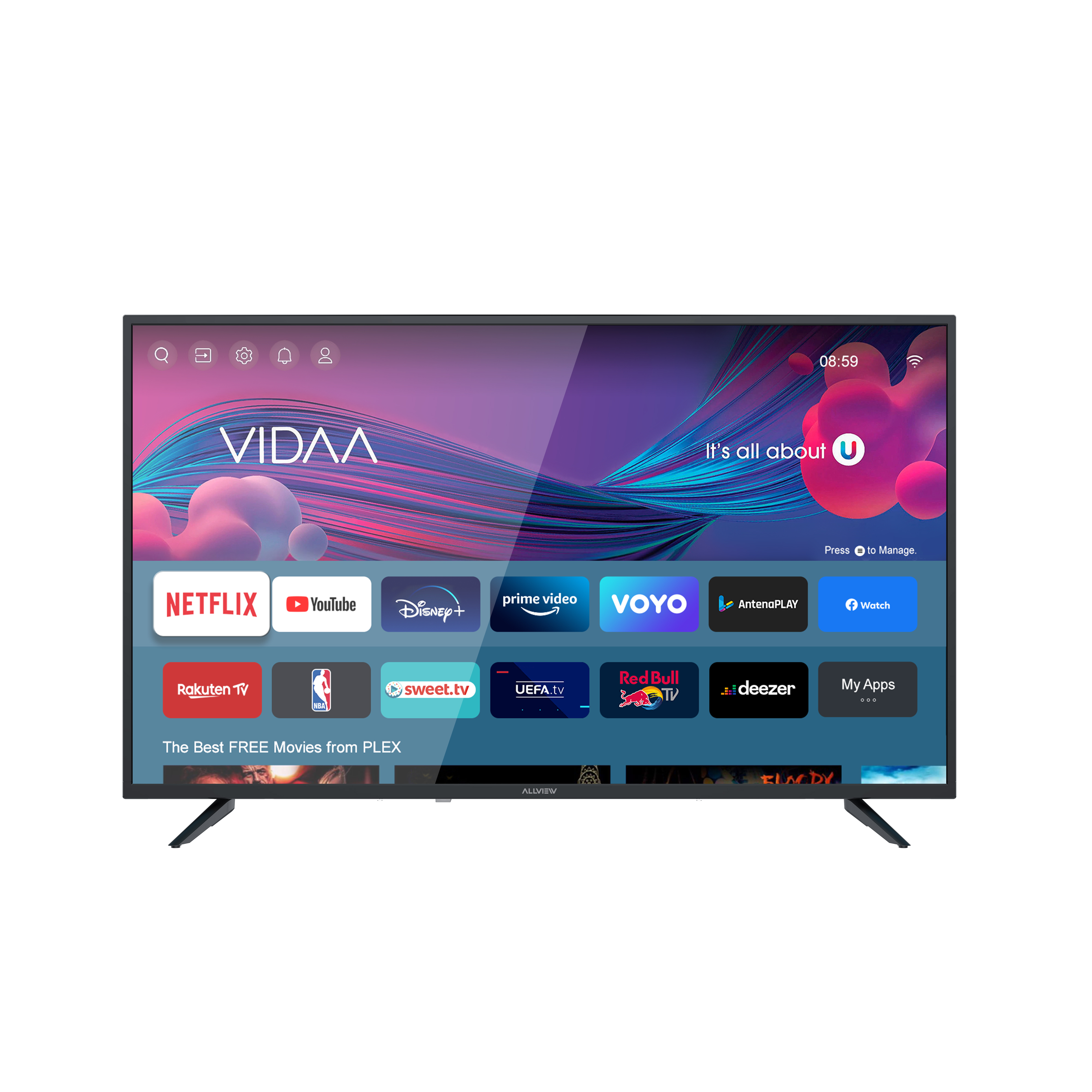 Pilt Allview | 43iPlay6000-F | 43" (109 cm) | Smart TV | VIDAA | FHD