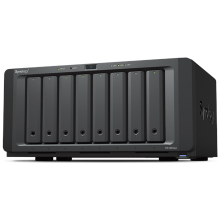 Pilt Synology  | Synology | 8-Bay | DS1823xs+ | Up to 8 HDD/SSD Hot-Swap | AMD Ryzen | V1780B | Processor frequency 3.35 GHz | 8 GB | DDR4