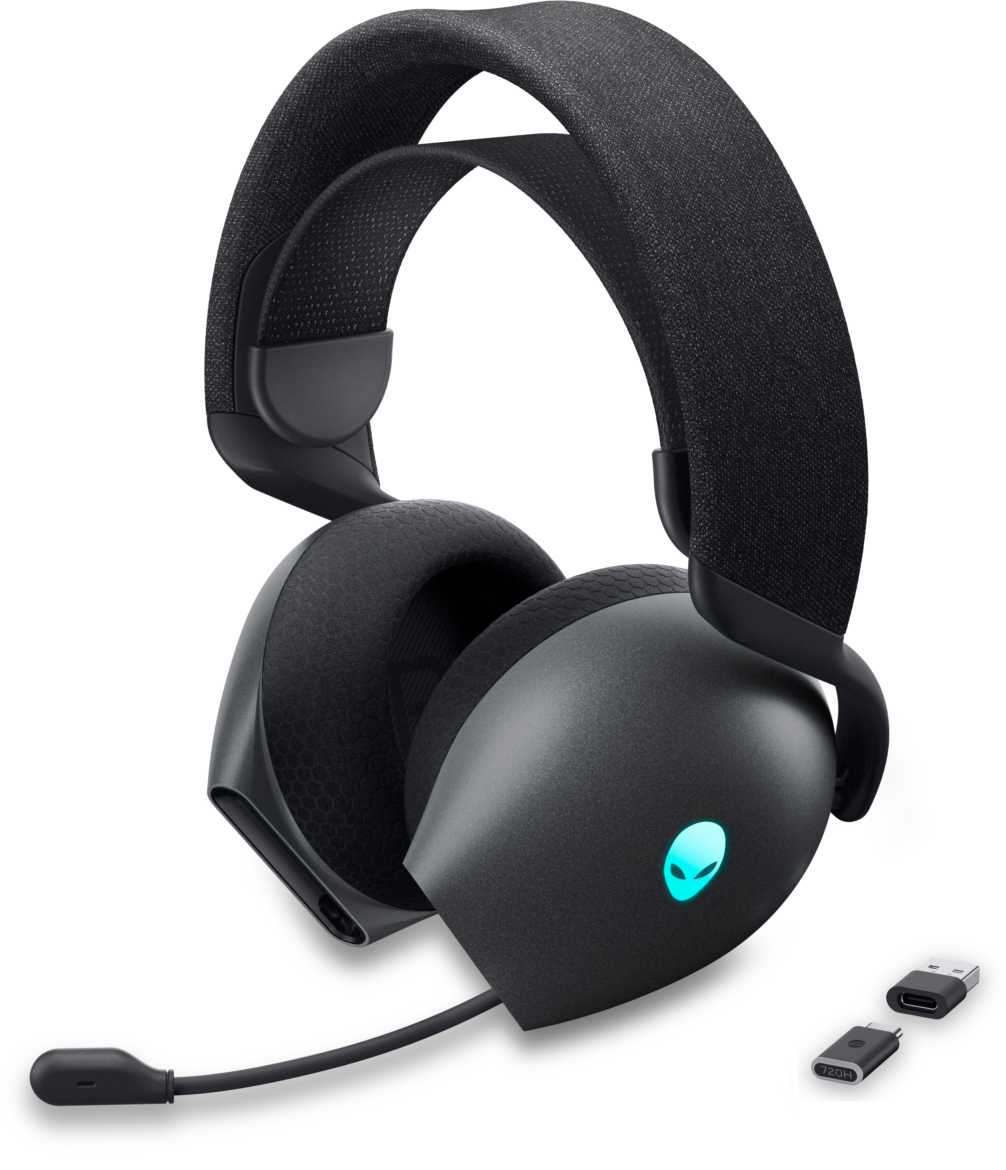 Pilt Dell | Alienware Dual Mode Wireless Gaming Headset | AW720H | Over-Ear | Wireless | Noise canceling | Wireless