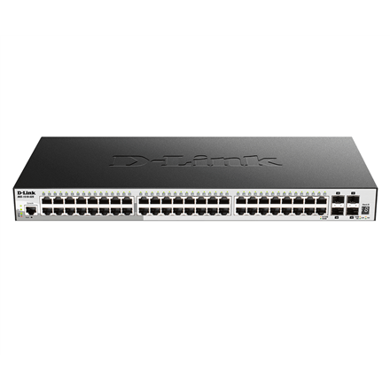 Pilt D-Link | Stackable Smart Managed Switch with 10G Uplinks | DGS-1510-52X/E | Managed L2 | Rackmountable | Gigabit Ethernet (copper) ports quantity 48
