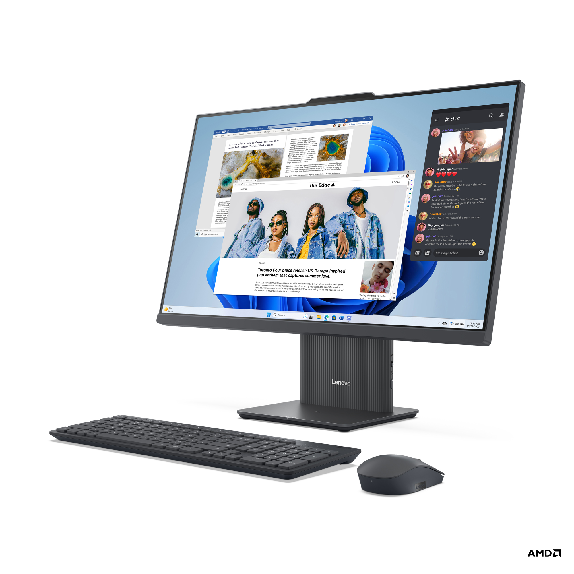 Pilt Lenovo IdeaCentre AIO 27ARR9 27 FHD AMD R5 7735HS/16GB/1TB/AMD Radeon 680M/WIN11 Home/Nordic kbd/2Y Warranty | Lenovo IdeaCentre | AIO 27ARR9 | Desktop | AIO | 27 " | AMD Ryzen 7 | 7735HS | 16 GB | SODIMM DDR5 | 1000 GB | AMD Radeon 680M | Nordic | Windows 11 Home | Warranty 24 month(s)