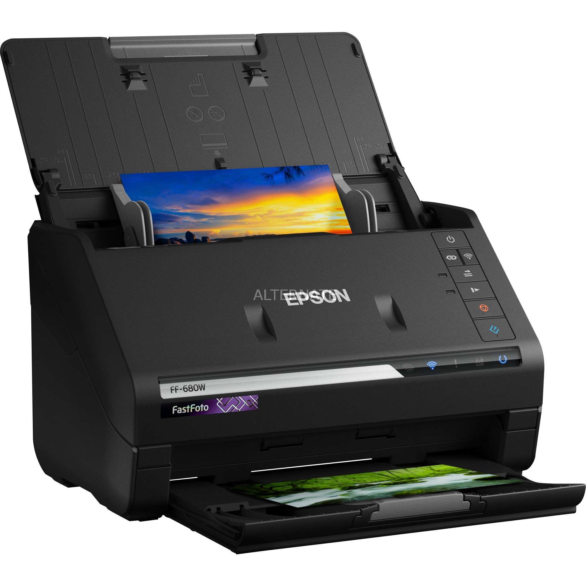 Pilt Epson | Document scanner | FastFoto FF-680W | Wireless