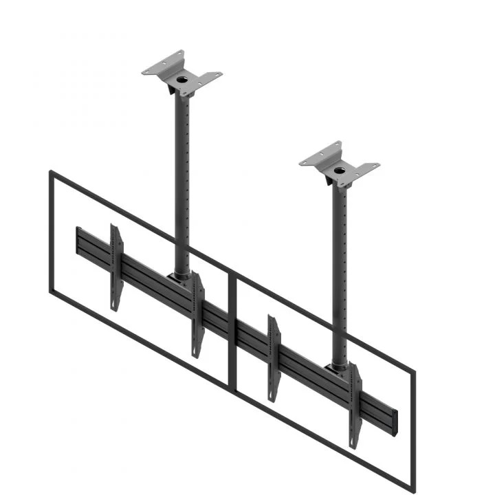 Pilt EDBAK | Ceiling mount | MBV2155-L | 50-57 " | Maximum weight (capacity) 140 kg | Black