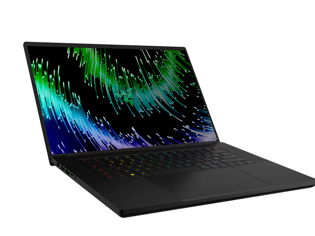 Pilt Razer | Blade 16 | Black | 16 " | QHD+ | Anti-glare | Intel Core i9 | i9-13950HX | 16 GB | DDR5-5600 | SSD 1000 GB | NVIDIA GeForce RTX 4070 | GDDR6 | 8 GB | Windows 11 Home | 802.11az | Bluetooth version | Keyboard language English | Keyboard backlit | Warranty 24 month(s) | Battery warranty 12 month(s)