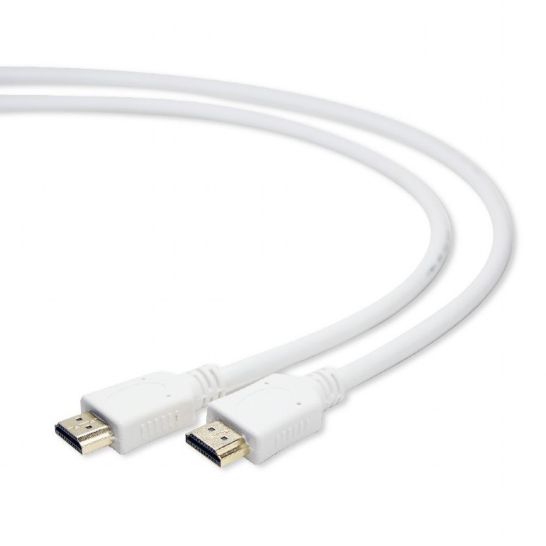 Pilt Cablexpert | White | HDMI male-male cable | HDMI male | HDMI male | 1.8 m