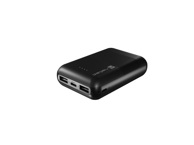 Pilt Natec | Trevi Compact | Power Bank | 10000 mAh | 1 x USB-C, 2 x USB A, 1x Micro USB | Black