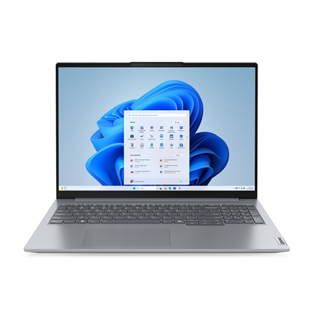Pilt Lenovo ThinkBook 16 G7 ARP | Arctic Grey | 16 " | IPS | WUXGA | 1920 x 1200 pixels | Anti-glare | AMD Ryzen 5 | 7535HS | 16 GB | SO-DIMM DDR5 | Solid-state drive capacity 256 GB | AMD Radeon 660M Graphics | Windows 11 Pro | 802.11ax | Bluetooth version 5.3 | Keyboard language English | Keyboard backlit | Warranty 24 month(s) | Battery warranty 12 month(s)