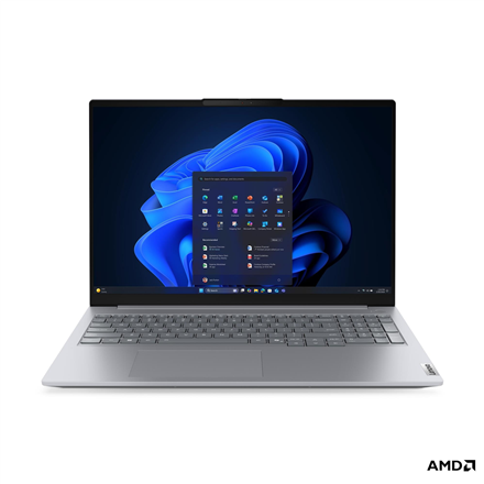 Pilt Lenovo ThinkBook 16 G9 AHP | Arctic Grey | 16 " | IPS | WUXGA | 1920 x 1200 pixels | Anti-glare | AMD Ryzen 5 | 220 | 16 GB | SODIMM DDR5 | Solid-state drive capacity 512 GB | AMD Radeon 740M Graphics | Windows 11 Pro | 802.11be | Bluetooth version 5.4 | Keyboard language English | Keyboard backlit | Warranty 24 month(s) | Battery warranty 12 month(s)