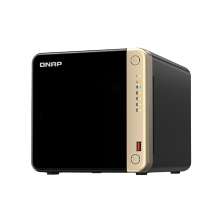 Pilt QNAP | 4-Bay desktop NAS | TS-464-8G | Intel Celeron | N5095 4-core | Processor frequency 2.9 GHz | 8 GB