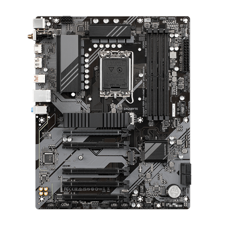 Pilt Gigabyte | B760 DS3H AX 1.x M/B | Processor family Intel | Processor socket  LGA1700 | DDR5 DIMM | Memory slots 4 | Supported hard disk drive interfaces 	SATA, M.2 | Number of SATA connectors 4 | Chipset Intel B760 Express | ATX