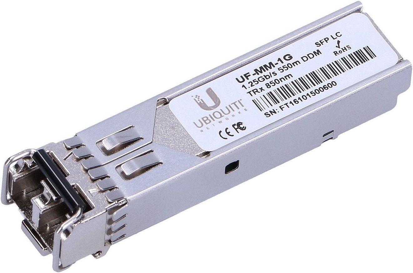 Pilt Ubiquiti | UF-MM-1G | SFP | Multi-Mode Fiber | Dual LC | 10/100/1000 Mbit/s | Wavelength 850 nm | Maximum transfer distance 550 m | (2-Pack) | 0 to +70C