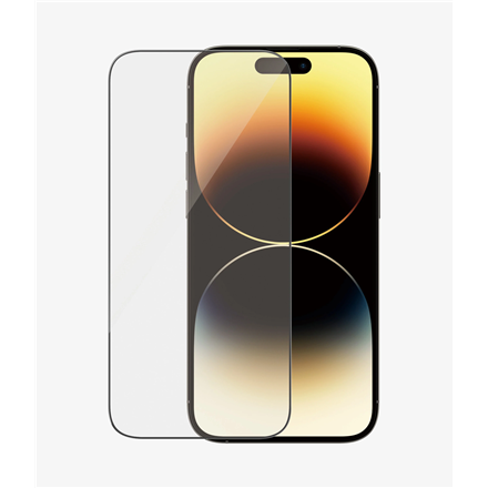 Pilt PanzerGlass | Screen protector | Apple | iPhone 14 Pro | Glass | Clear | Ultra-Wide Fit; Easy installation; Privacy Filter; Fingerprint resistant | Anti-Reflective