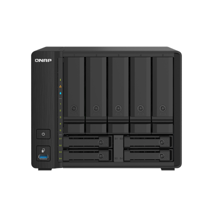 Pilt QNAP | 9-Bay QTS NAS | TS-932PX-4G | Up to 9 HDD/SSD Hot-Swap | AnnapurnaLabs Alpine | AL324 ARM Cortex-A57 Quad-Core | Processor frequency 1.7 GHz | 4 GB | DDR4