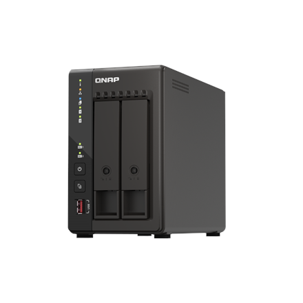 Pilt QNAP | 2-Bay desktop NAS | TS-253E-8G | Intel Celeron | J6412 4-core | Processor frequency 2.6 GHz | 8 GB