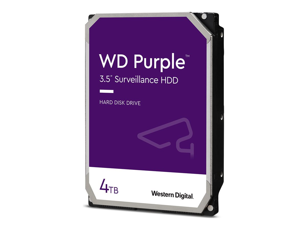 Pilt Western Digital Purple Surveillance, 4 TB, 3.5", HDD | Western Digital | Hard Drive | Digital Purple Surveillance | 4000 GB