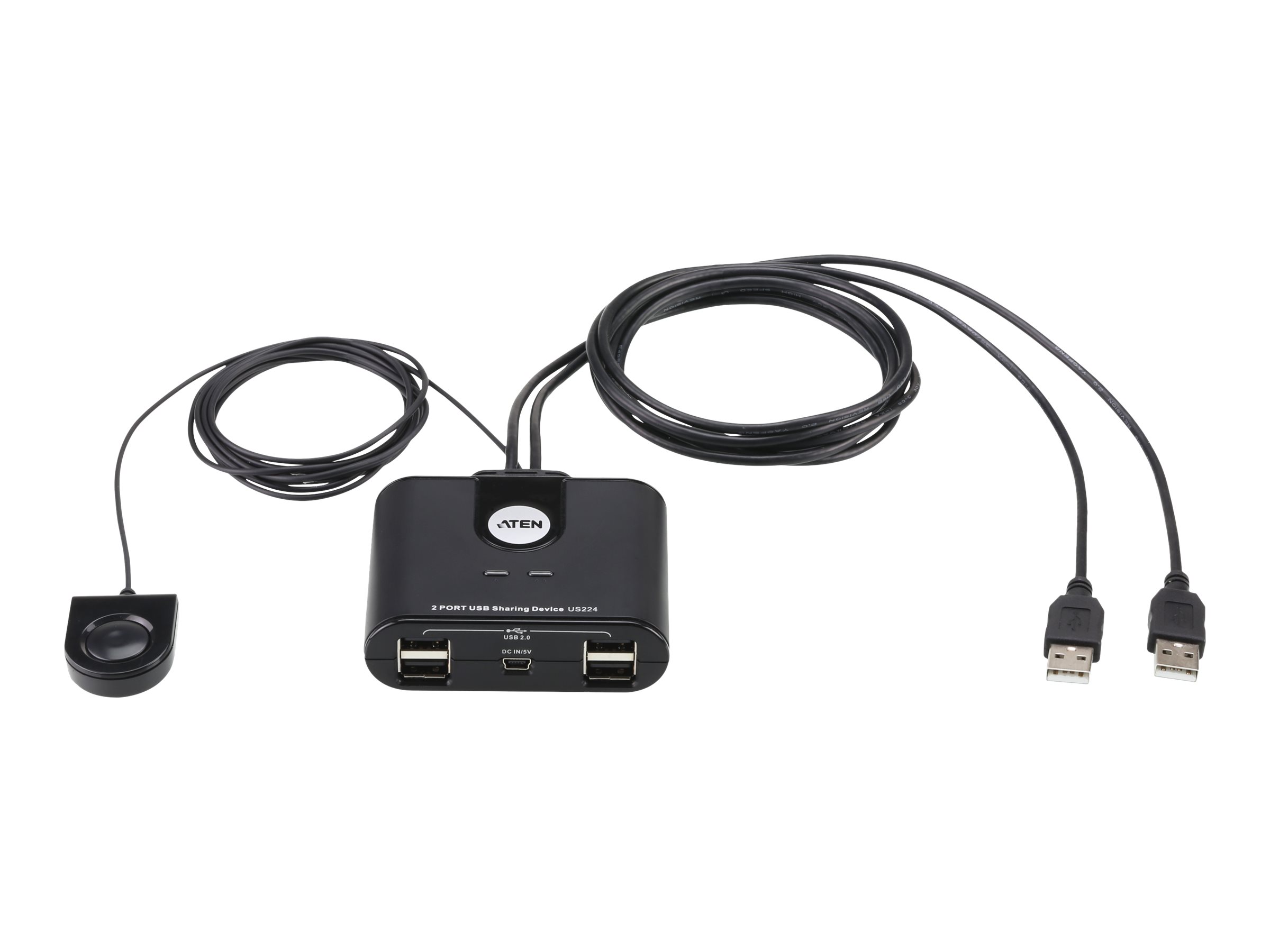 Pilt Aten 2-Port USB 2.0 Peripheral Sharing Device | Aten | USB 2.0 | 2 x 4 USB 2.0 Peripheral Sharing Switch