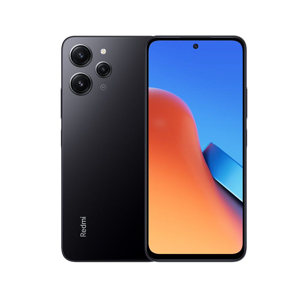 Pilt Xiaomi | Redmi | 12 | Midnight Black | 6.79 " | IPS LCD | 1080 x 2460 | Mediatek | Helio G88 (12nm) | Internal RAM 4 GB | 128 GB | MicroSDXC | Dual SIM | Nano-SIM | 4G | Main camera 50+8+2 MP | Secondary camera 8 MP | MIUI | 14 | 5000  mAh