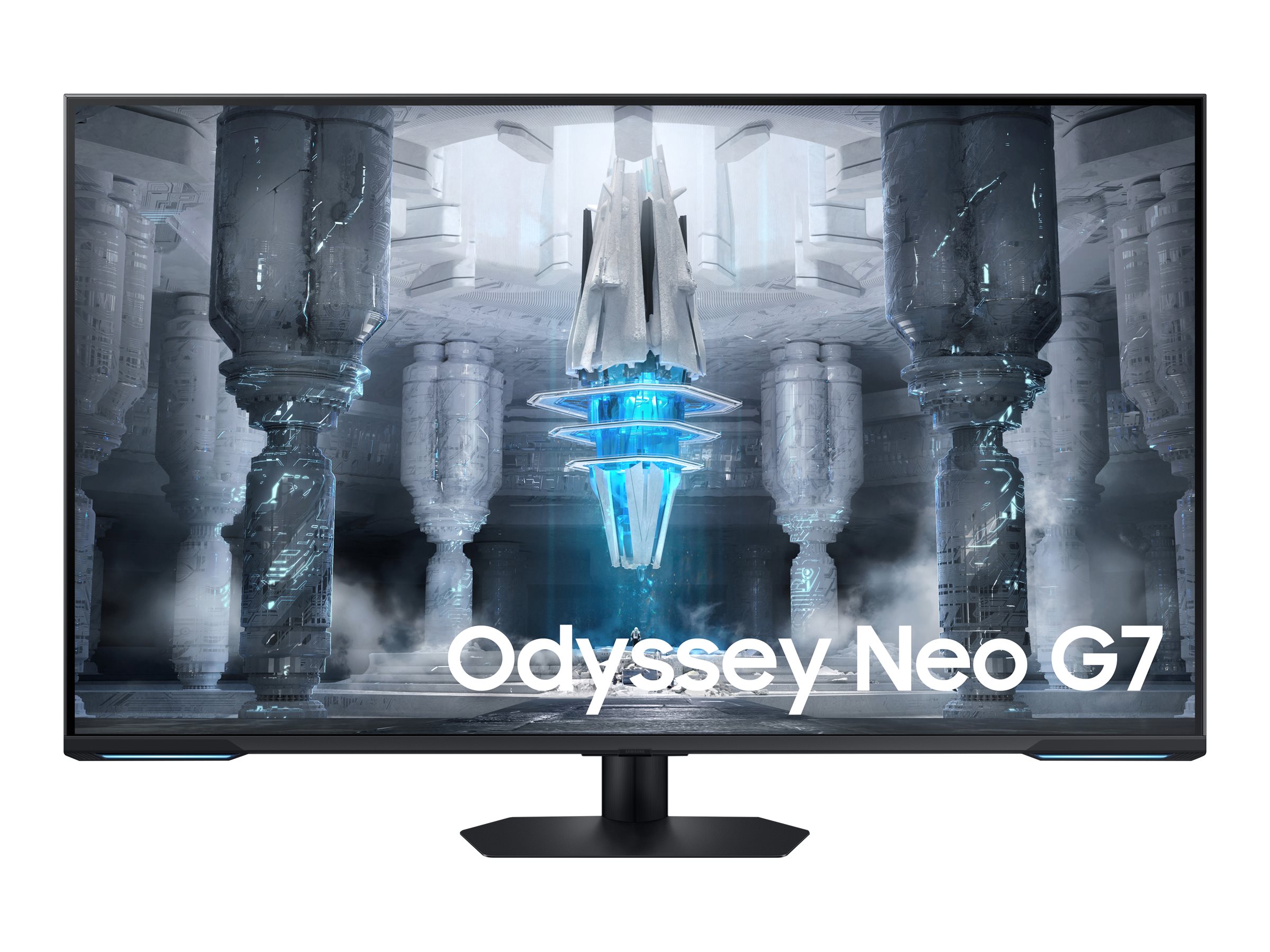 Pilt Samsung | Odyssey Neo G7 G70NC | LS43CG700NUXEN | 43 " | VA | UHD | 16:9 | 144 Hz | 1 ms | 3840 x 2160 | 400 cd/m² | HDMI ports quantity 2 | Black/White