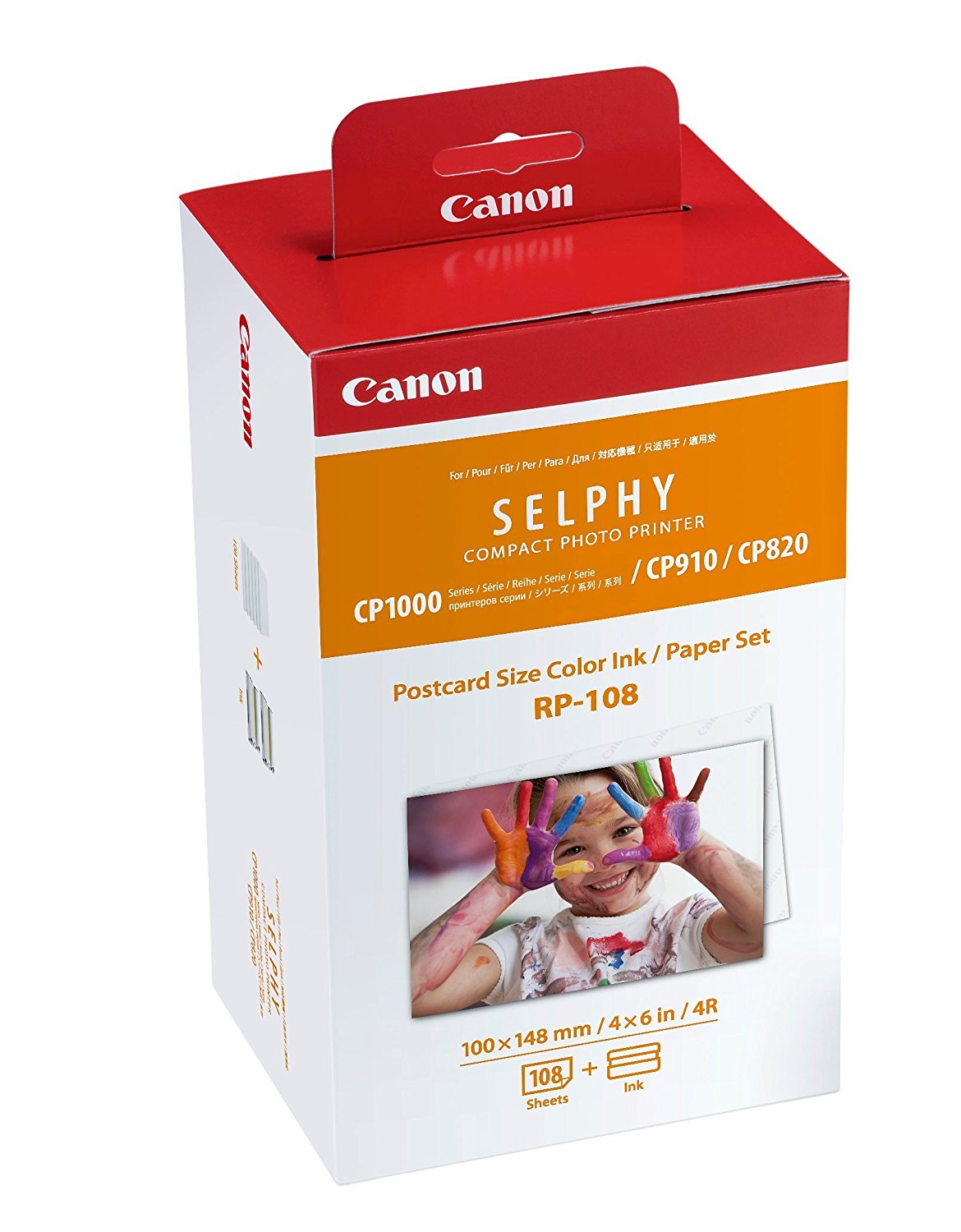 Pilt Canon Color Ink/Paper Set for SELPHY CP1300 Printer | RP-108