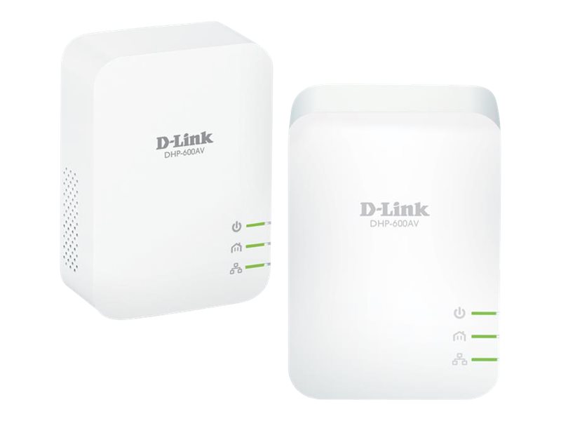 Pilt D-Link | PowerLine AV2 1000 HD Gigabit Starter Kit | DHP-601AV/E | 1000 Mbit/s | Ethernet LAN (RJ-45) ports 1 | No Wi-Fi | Extra socket